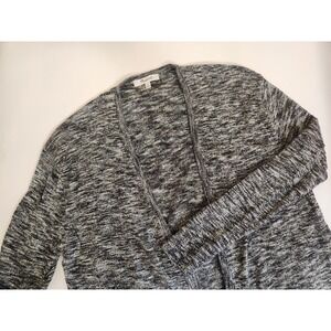 Madewell Open Front Long Cardigan With Pockets‎ Womens Size XS Heathered Gray